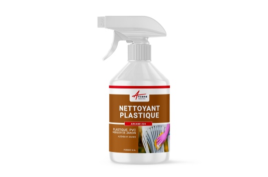 Nettoyant rénovateur plastique blanc pvc jauni