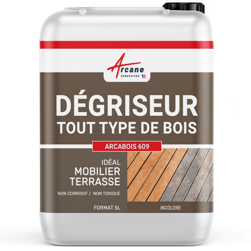Dégriseur bois - Dégrisant pour terrasse et bois extérieur - ARCABOIS 609 Dégriseur bois - Dégrisant pour terrasse et bois extérieur - ARCABOIS 609