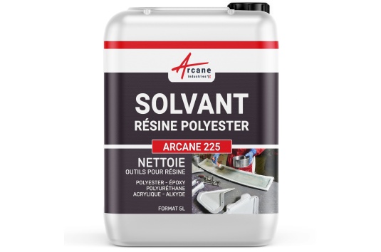 SOLVANT RÉSINE POLYESTER - Nettoyant résine polyester synthétique naturelle Gel coat Substitut acétone Collage élastomère