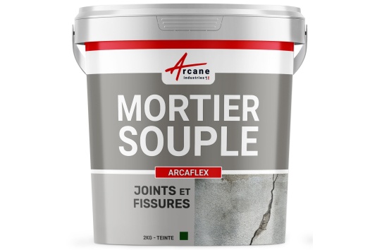 Mortier joint souple pour traitement de fissure : ARCAFLEX