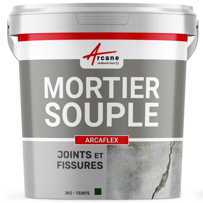 Mortier joint souple pour traitement de fissure : ARCAFLEX Mortier joint souple pour traitement de fissure : ARCAFLEX