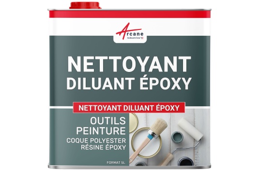 Diluant peinture epoxy solvant nettoyage - Nettoyant Matériel d'application EPOXY, Nettoyant coque