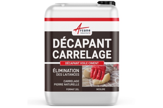 Décapant voile de ciment et laitance carrelage
