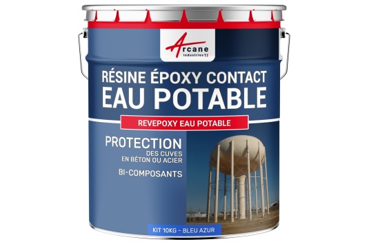 Peinture revêtement epoxy eau potable ACS cuve citerne réservoir château eau étanchéité imperméable - REVEPOXY EAU POTABLE