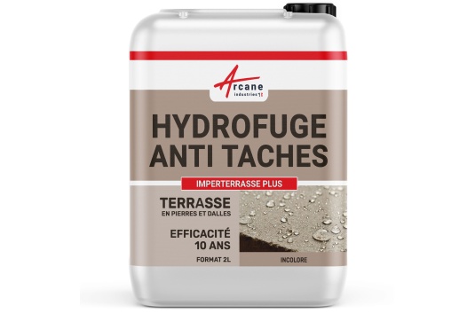 Hydrofuge oléofuge terrasse - Imperméabilisant solvanté effet longue durée : IMPERTERRASSE PLUS