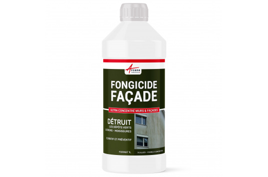 Produit fongicide traitement façade et mur : ULTRA CONCENTRE FACADE