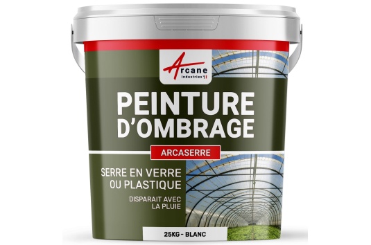 Peinture d'ombrage pour serre agricole ou industrielle - ARCASERRE