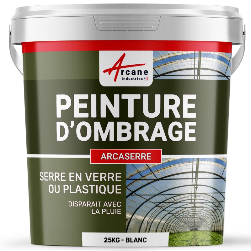 Peinture d'ombrage pour serre agricole ou industrielle - ARCASERRE