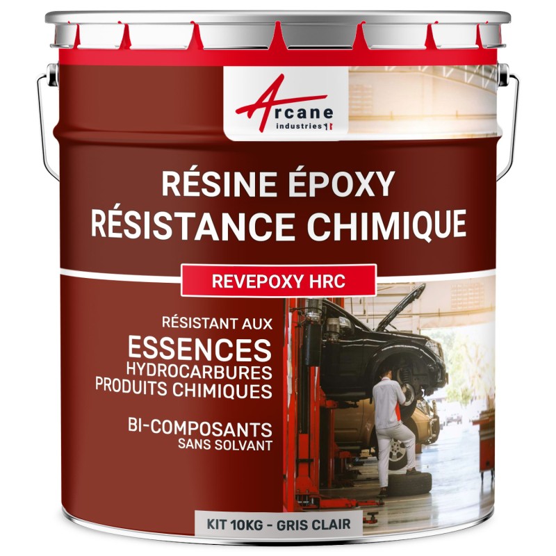 Résine epoxy hautes résistances chimiques aux hydrocarbures, acides et  produits chimiques - revepoxy hrc