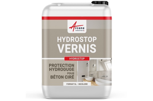 Vernis pour Béton Ciré, protection hydrofuge, oléofuge : HYDROSTOP