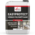 Vernis béton ciré décoratif pour sol mur - EASYPROTECT