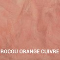 Beton cire rouge - orange - rose