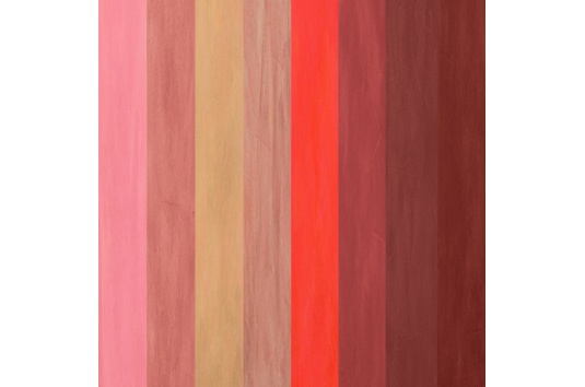 Beton cire rouge - orange - rose