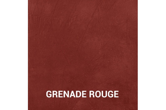 Beton cire rouge - orange - rose