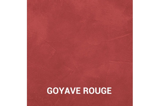 Beton cire rouge - orange - rose