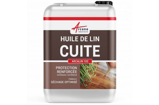 Huile de Lin Cuite, bois intérieur et extérieur : ARCALIN 102