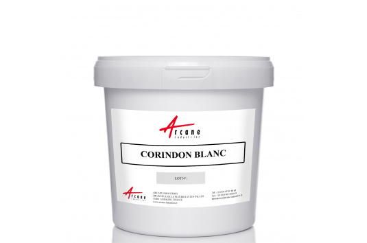 Corindon blanc pour sablage, microbillage et antidérapant peinture résine