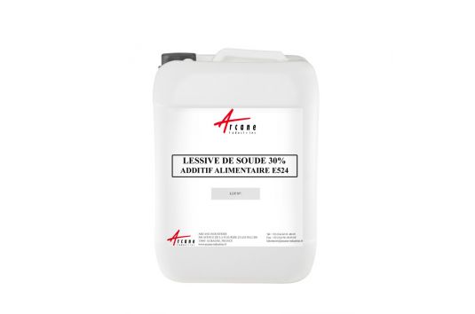 Lessive de Soude 30% Grade Alimentaire E524 - CAS 1310-73-2