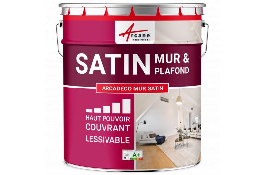 Peinture murale acrylique satin : ARCADÉCO MUR SATIN