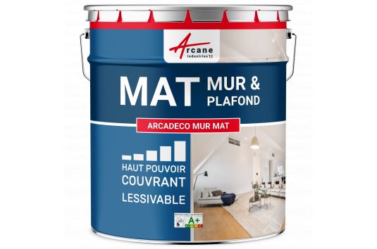 Peinture murale acrylique mate : ARCADÉCO MUR MAT
