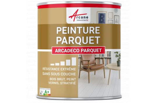 Peinture parquet bois, sol stratifié : ARCADÉCO PARQUET