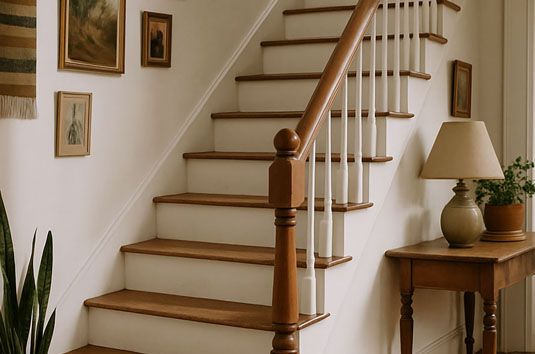 Peinture Escalier Bois : ARCADÉCO ESCALIER BOIS