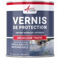 Vernis de protection polyuréthane pour résine et carrelage : ARCACLEAR Trafic