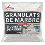Granulats de marbre pour moquette de pierre