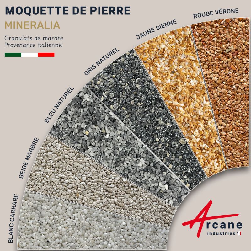 Echantillons pour moqiuette de pierre