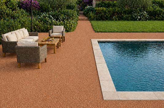 Kit moquette de pierre pour plage de piscine Mineralia