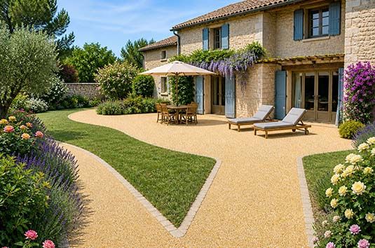 Kit moquette de pierre pour terrasse extérieur Mineralia