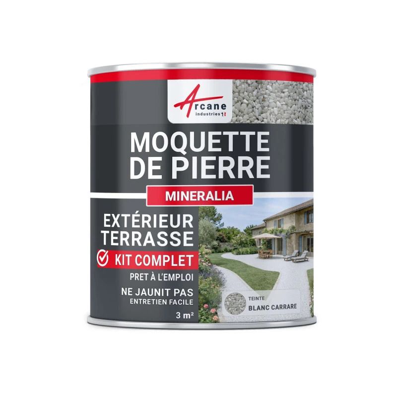 Kit Moquette de Pierre Extérieur - Terrasse & Allée : MINERALIA