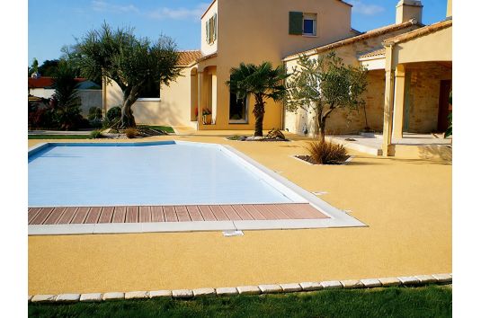 Plaque drainante pour moquette de pierre et gazon synthétique : NIDAGREEN 80x120cm
