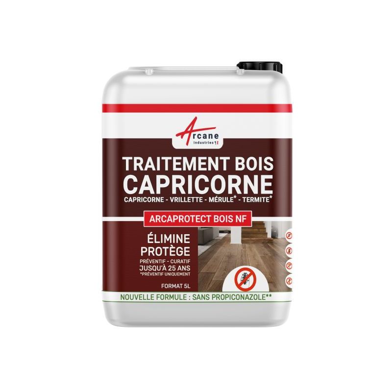Traitement bois contre les capricornes - ARCAPROTECT BOIS NF