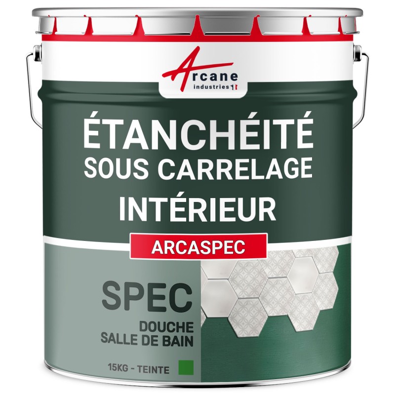 SPEC étanchéité des carrelages de douche et salle de bain : ARCASPEC