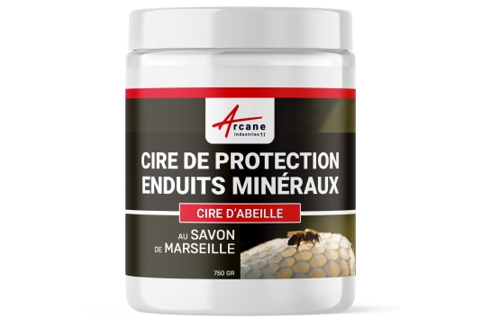 CIRE DE PROTECTION ENDUITS MINERAUX - Cire d'abeille protection entretien enduits minéraux