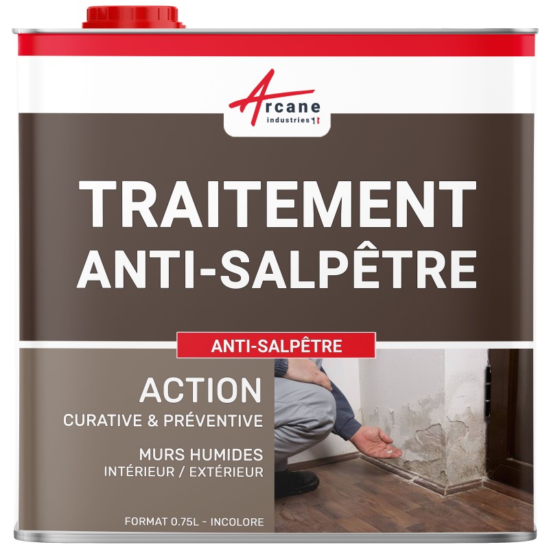 Traitement du salpêtre dans votre maison