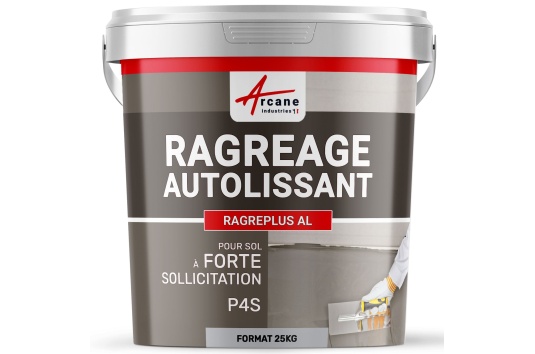 Ragréage autolissant P4 P4S sol masquage joints carrelage nivelage avant beton cire peinture revetement RAGREPLUS AL