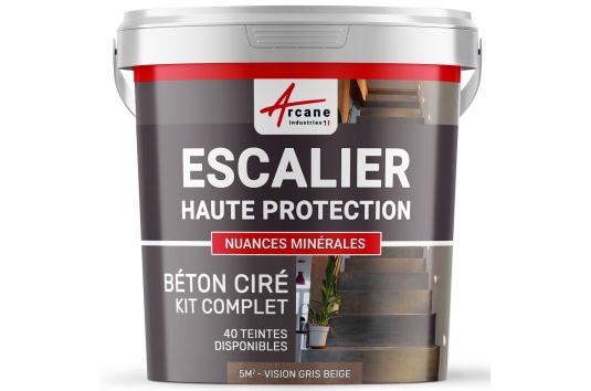 Béton Ciré Escalier - Kit Complet