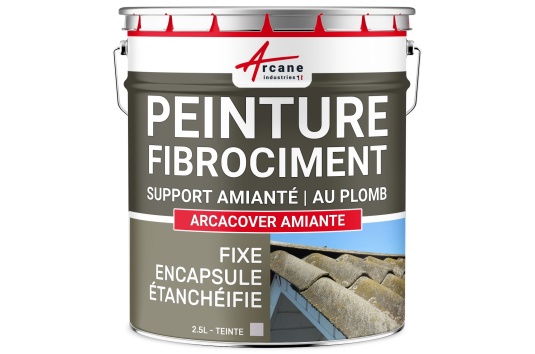 Peinture fibro ciment et encapsulage support amianté et plomb : ARCACOVER AMIANTE