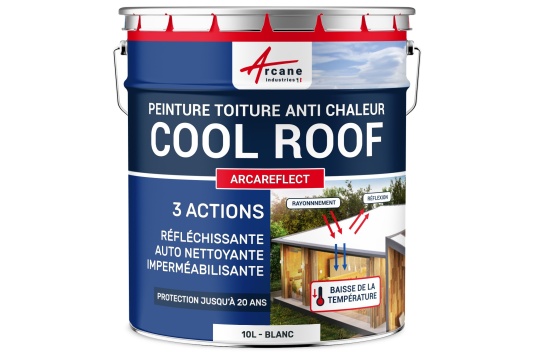 Peinture toiture Coolroof : Arcareflect