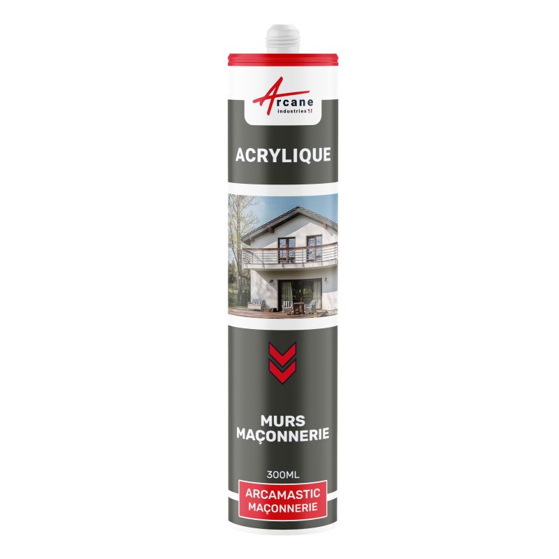 Mastic Acrylique Murs et Maçonnerie: ARCAMASTIC MACONNERIE Mastic Acrylique Murs et Maçonnerie: ARCAMASTIC MACONNERIE