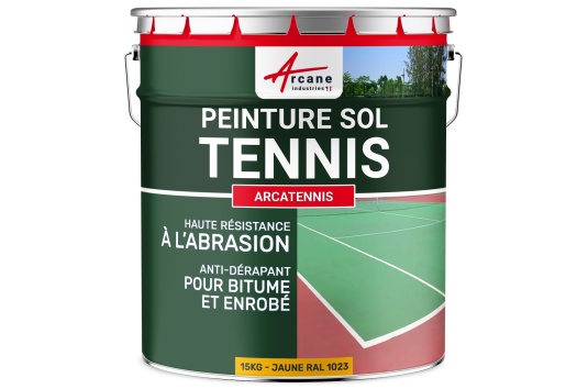 Peinture pour court de tennis anti dérapant - ARCATENNIS