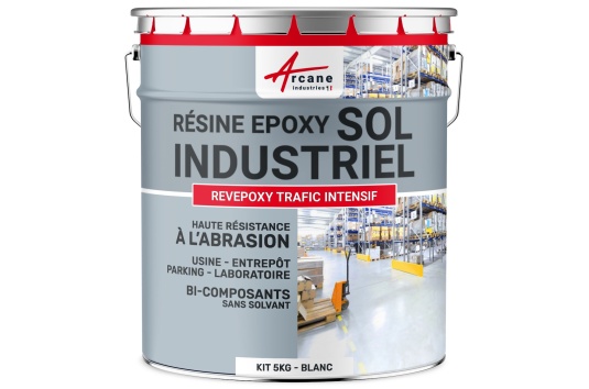 Peinture époxy sol industriel et parking - REVEPOXY TRAFIC INTENSIF