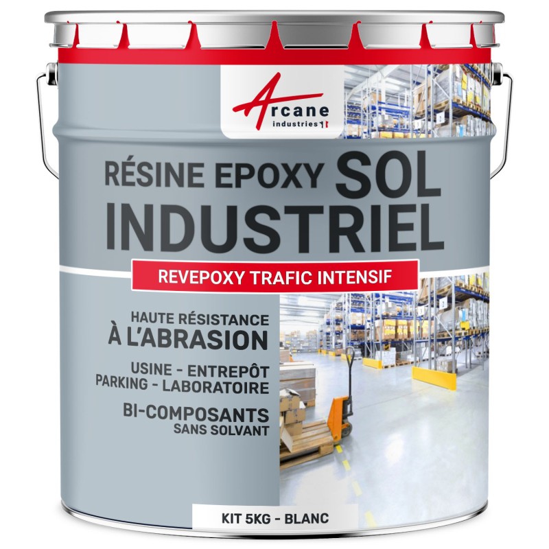 Peinture époxy sol industriel et parking - REVEPOXY TRAFIC INTENSIF Peinture époxy sol industriel et parking - REVEPOXY TRAFIC INTENSIF